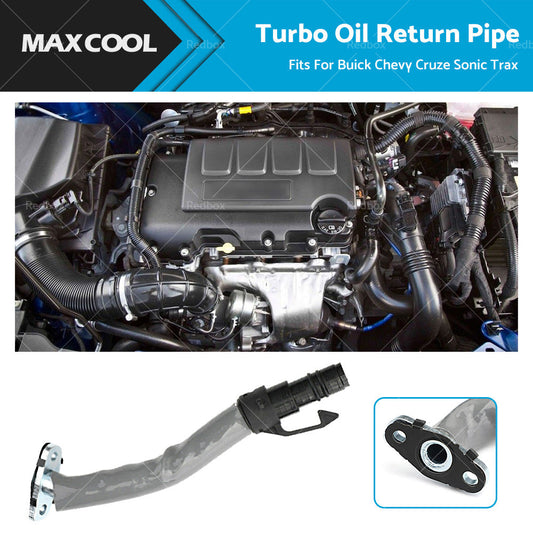 Turbo Oil Return Drain Pipe Tube Fits For Buick Chevy Cruze Sonic Trax 55587854-0