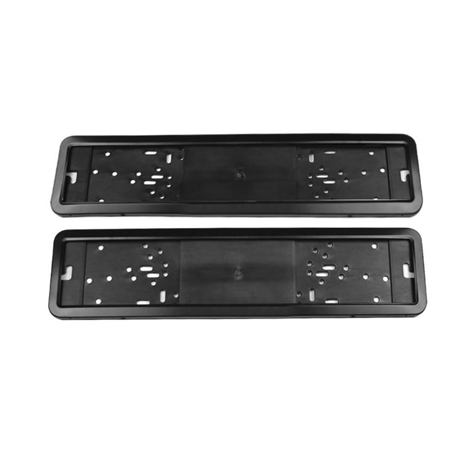 2x European License Plate Cover Frame Holder with Mounting Bracket Suitable For Standard Plates-0