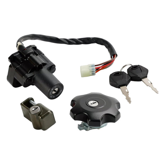 Ignition & Fuel Cap Seat Lock Set Suitable for Suzuki DR650 DR650SE 1996–2022-0