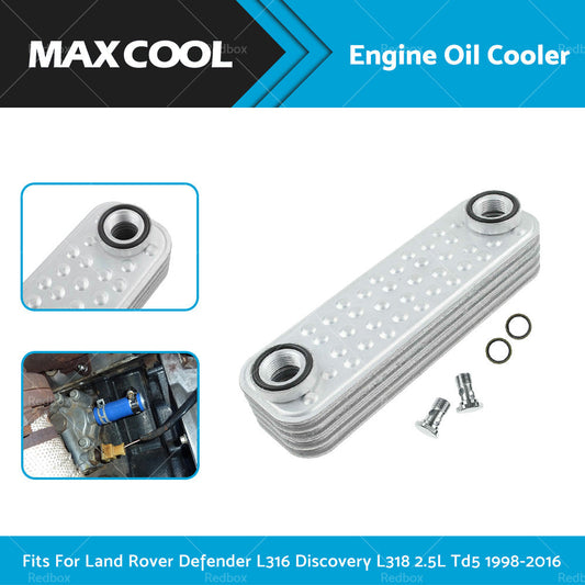 Engine Oil Cooler Fit For Land Rover Defender L316 Discovery L318 2. 5L Td5 98-16-1