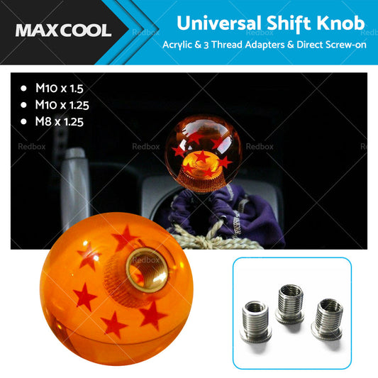Dragon Ball Z Gear Shift Knob 7 Star With Thread Adapters to Suit Most Models-0