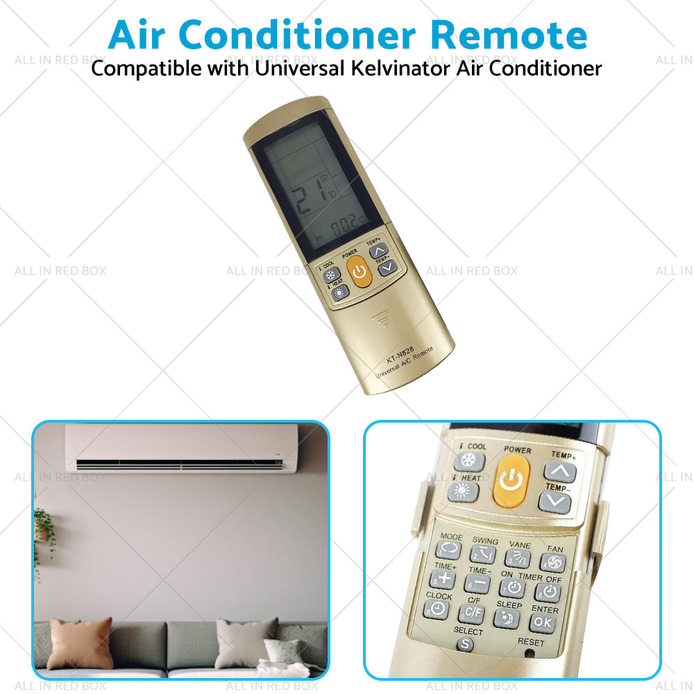 Universal Replacement Suitable for Kelvinator Air Conditioner Remote Control-3