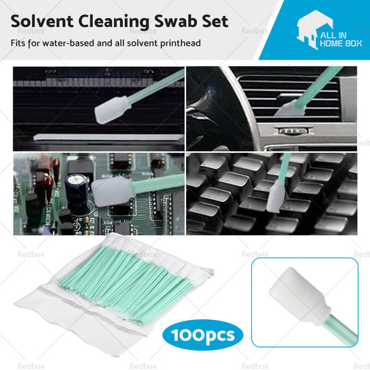 100X Solvent cleaning swabs sponge Cleaner For Epson Mutoh Mimaki Roland Printer-0