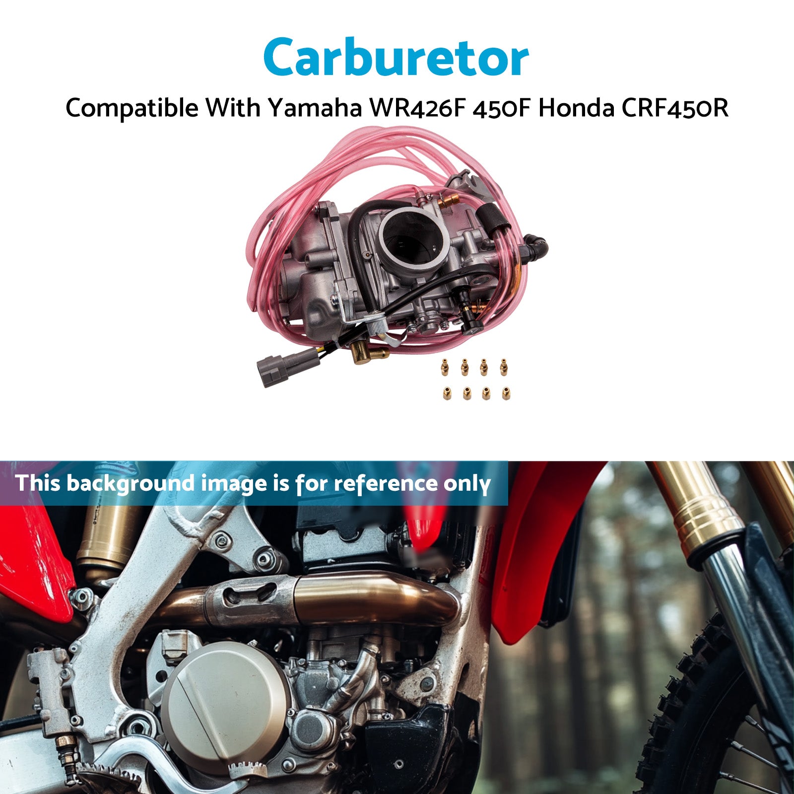 Carburetor Suitable For Yamaha WR400F 426F 450F YZ400F Honda CRF450R CRF450X-3