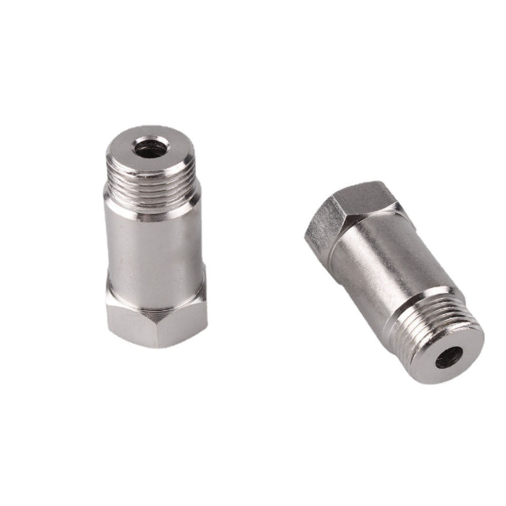 2x Oxygen Sensor Extender Spacer M18 x 1.5 Bung Adapter Suitable For OBD2 Vehicles-0