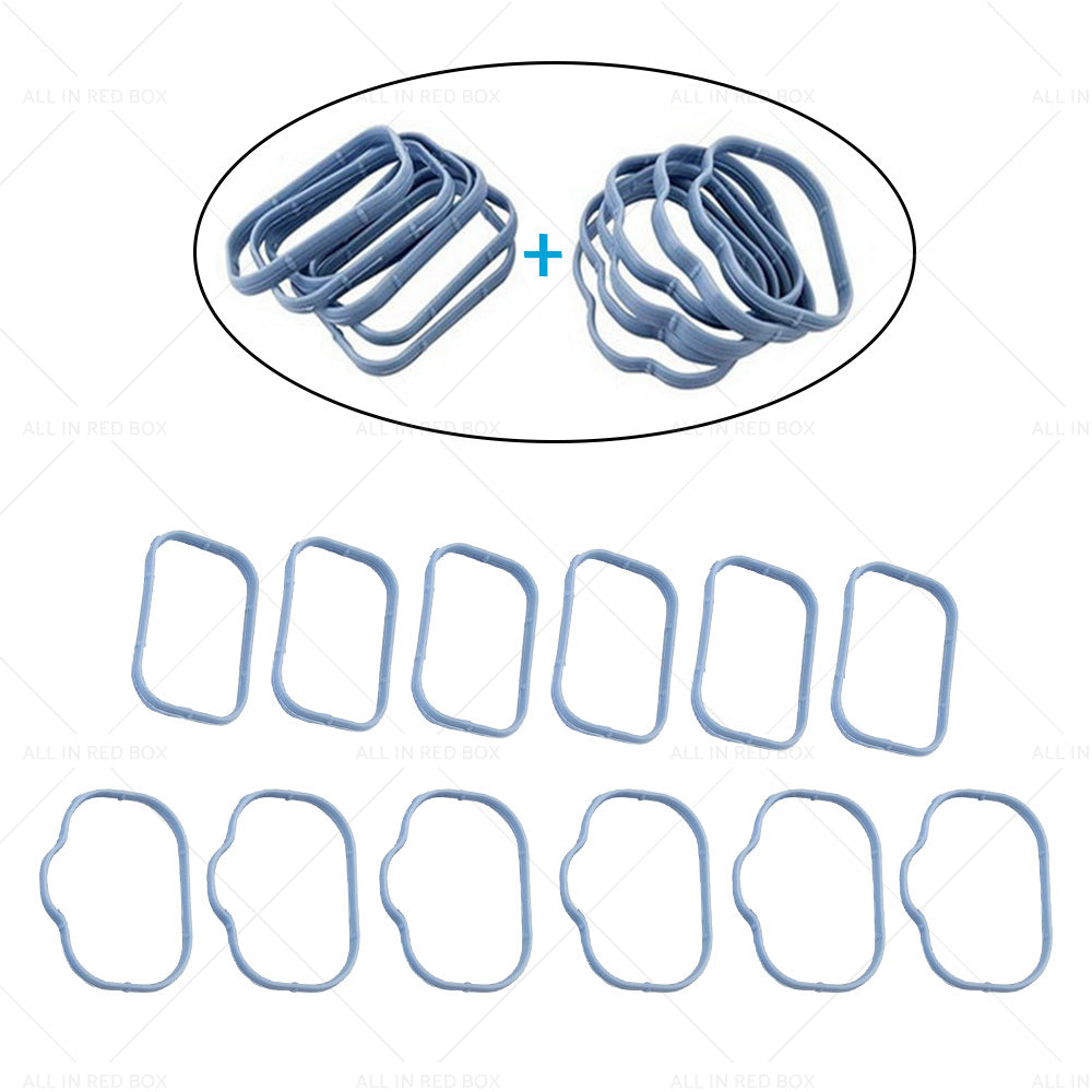12x Intake Manifold Gaskets Seals Suitable For Chrysler 300 Jeep Dodge 3. 6L-4