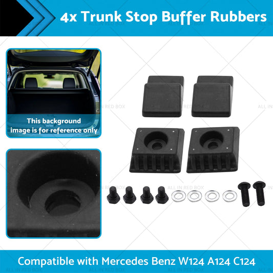 4x Trunk Stop Buffer Rubbers Suitablefor Mercedes Benz W124 A124 C124 1247580044-1