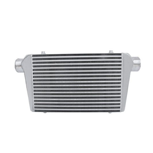 3 Inch Universal Aluminum Intercooler Turbo Bar Plate Front Mount FMIC 450x300x76mm-0
