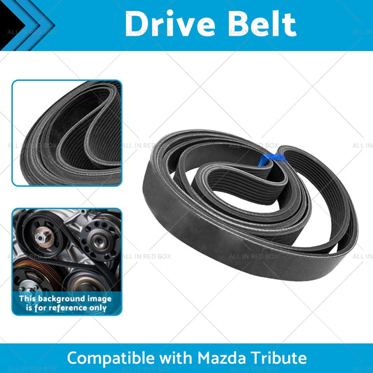 V-Ribbed Serpentine Drive Belt 6PK2185 Suitablefor Mazda Tribute Lexus Ford Benz-1