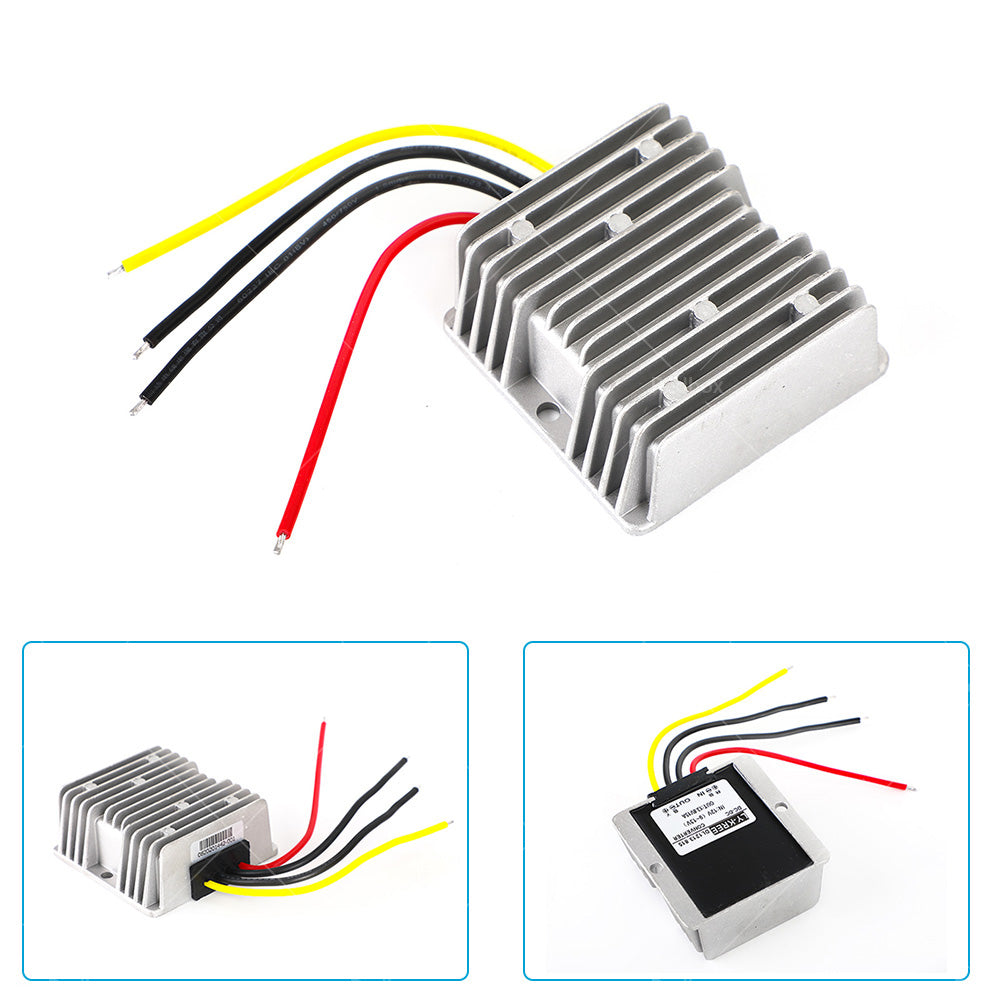 Waterproof DC or DC Converter Regulator 12V Step Up to 13.8V 15A 207W-4