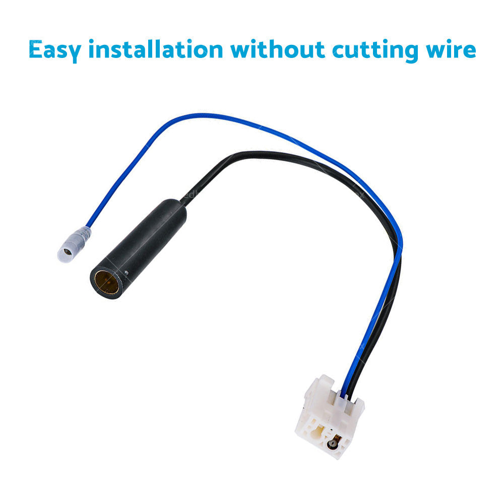 Radio Antenna Adapter Stereo Reverse Aerial Cable Connector Suitable For Toyota-2