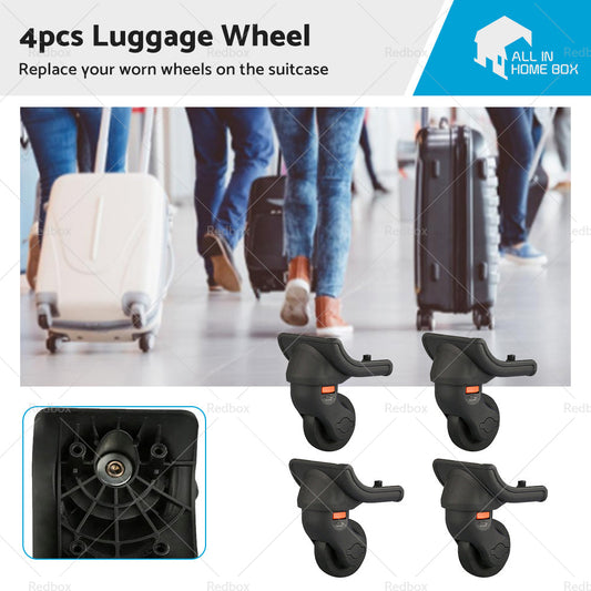 4PCS W073 360 Degree Spare Swivel Suitcase Repairment Wheel Replacement Luggage Wheel-0