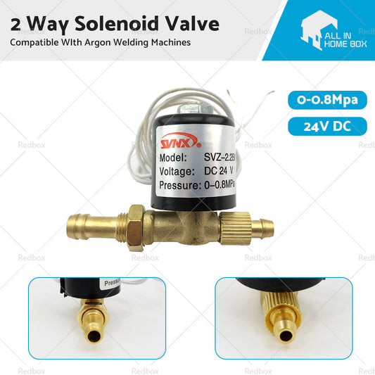 2 Way Solenoid Valve 0-0.8Mpa For Argon Welding Machines - VZCT-2.2 24VDC-0