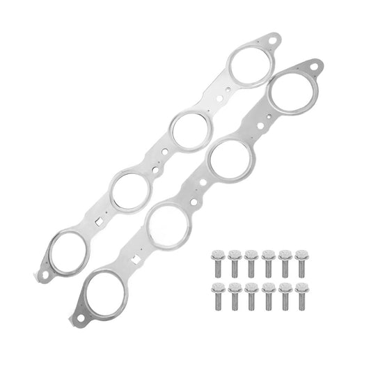 1 Pair Exhaust Manifold Header Gasket Suitable For LS LS1 4.8 5.3 5.7 6.0 6.2L-0
