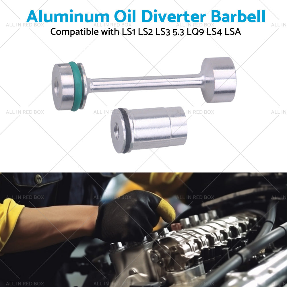 Billet Aluminum Oil Diverter Barbell Suitable For LS Engine LS1 LS2 LS3 5. 3 LQ9-3