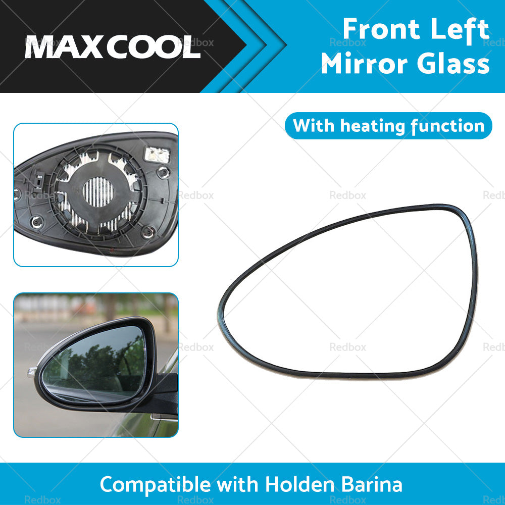 Suitable for Holden Barina 2011-ONWARD Left Mirror Glass Heated Convex With Base-2