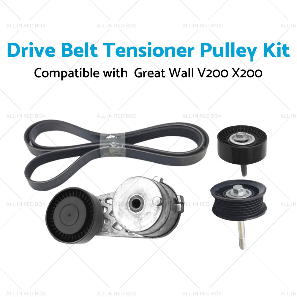 Drive Belt Tensioner Pulley Kit Suitable for Great Wall V200 X200 2. 0L Diesel-3