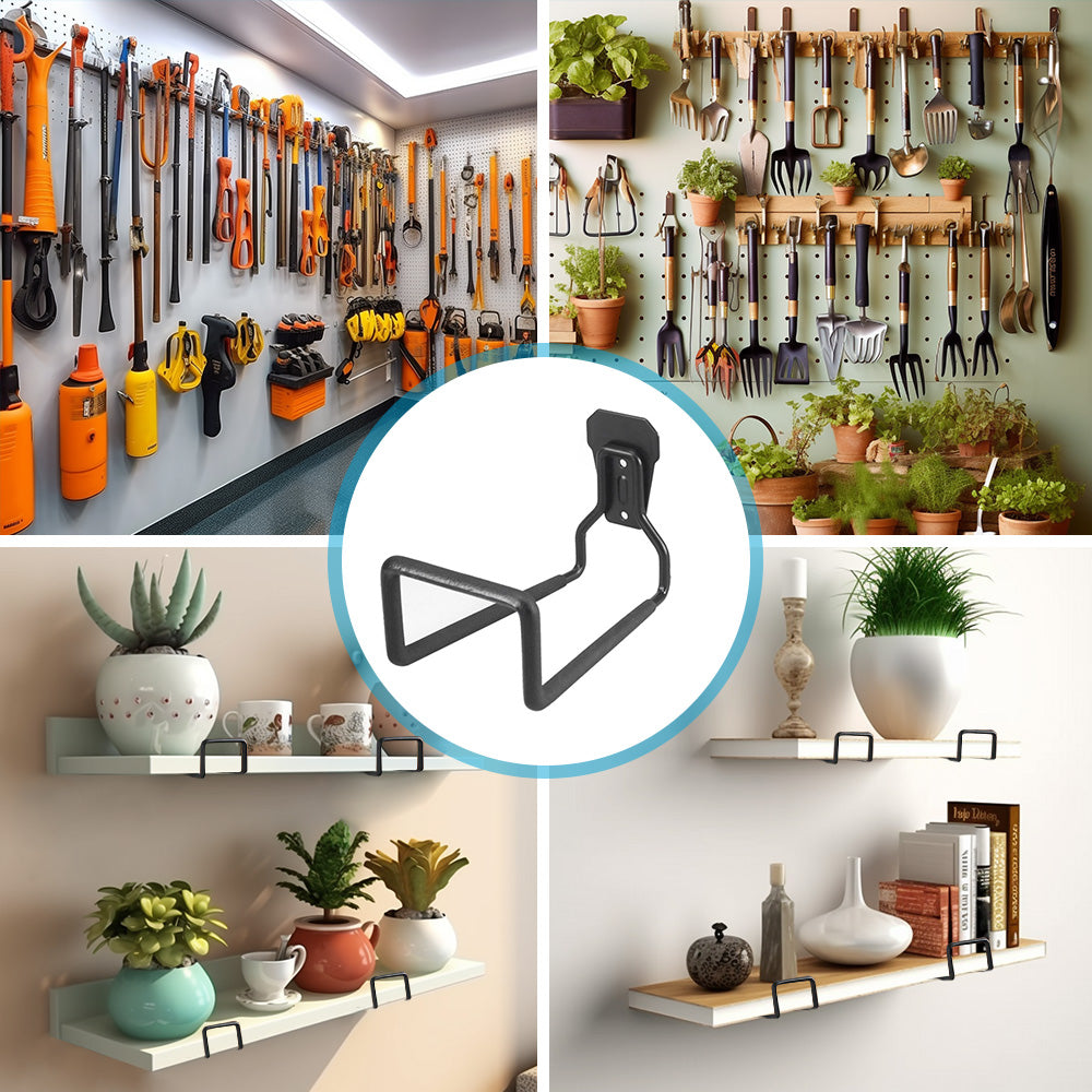 Wall Mount Metal Hose Holder Organizer Hook Hanger for Water Hose Garage Hose-0