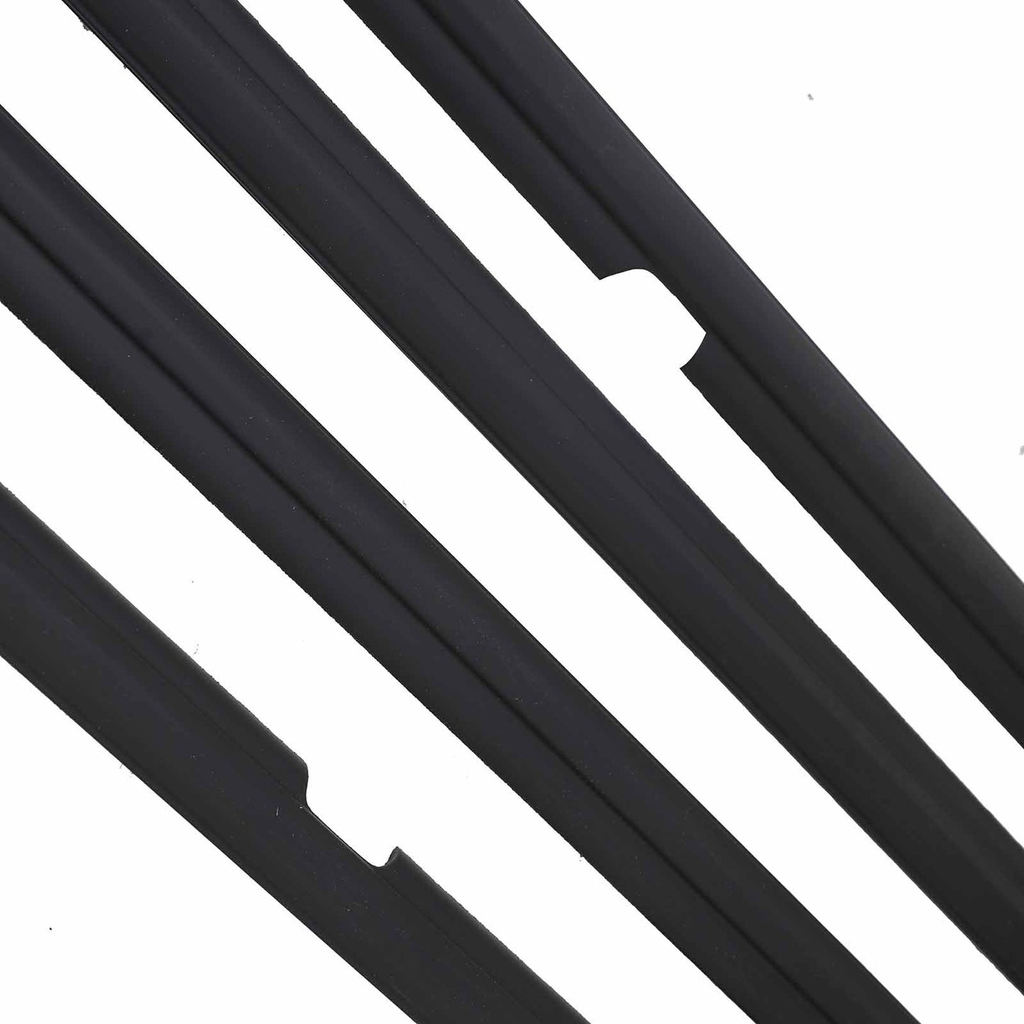 Black Weatherstrips Suitable For Toyota LandCruiser 100 105 Series Side Door 4pc-3