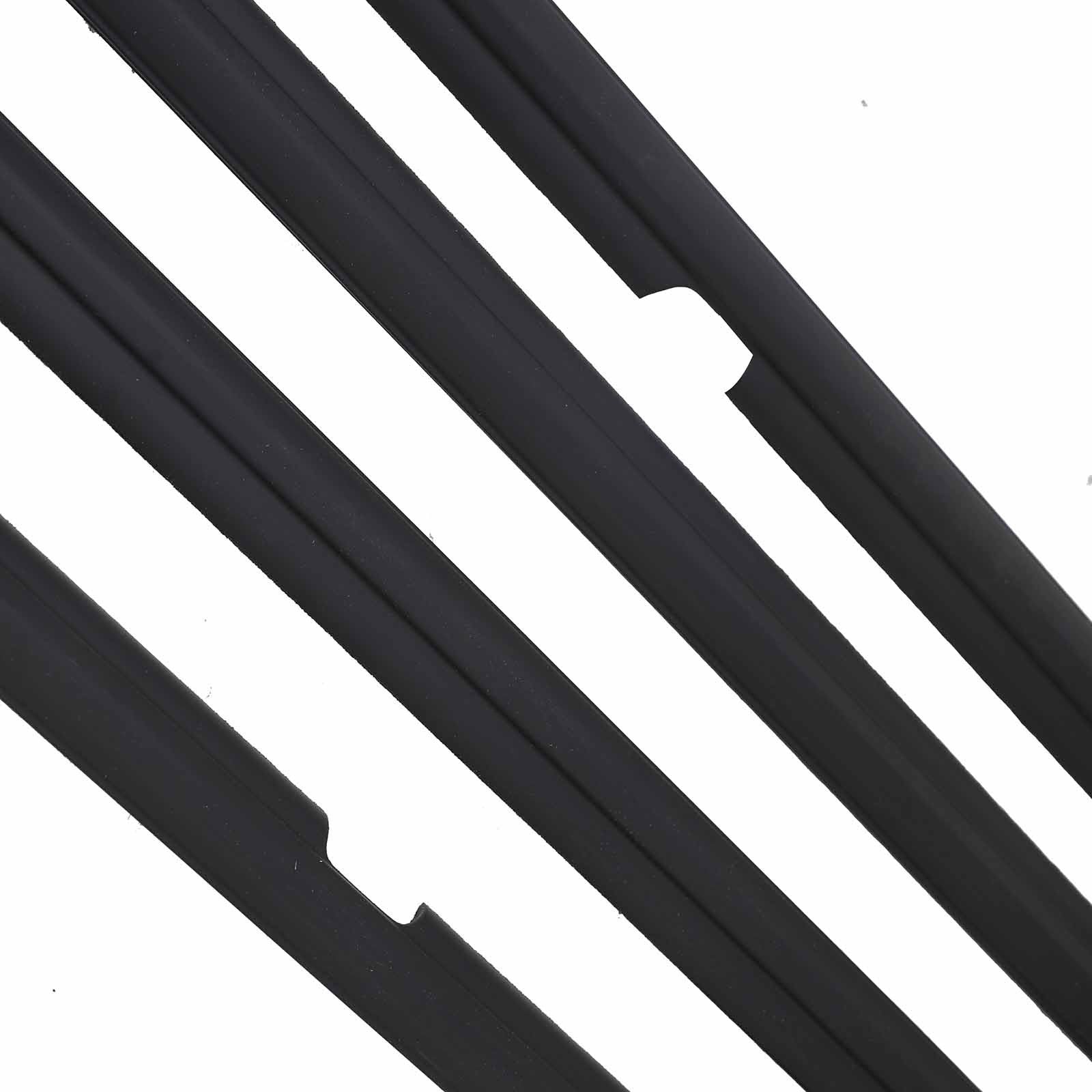 Black Weatherstrips Suitable For Toyota LandCruiser 100 105 Series Side Door 4pc-3