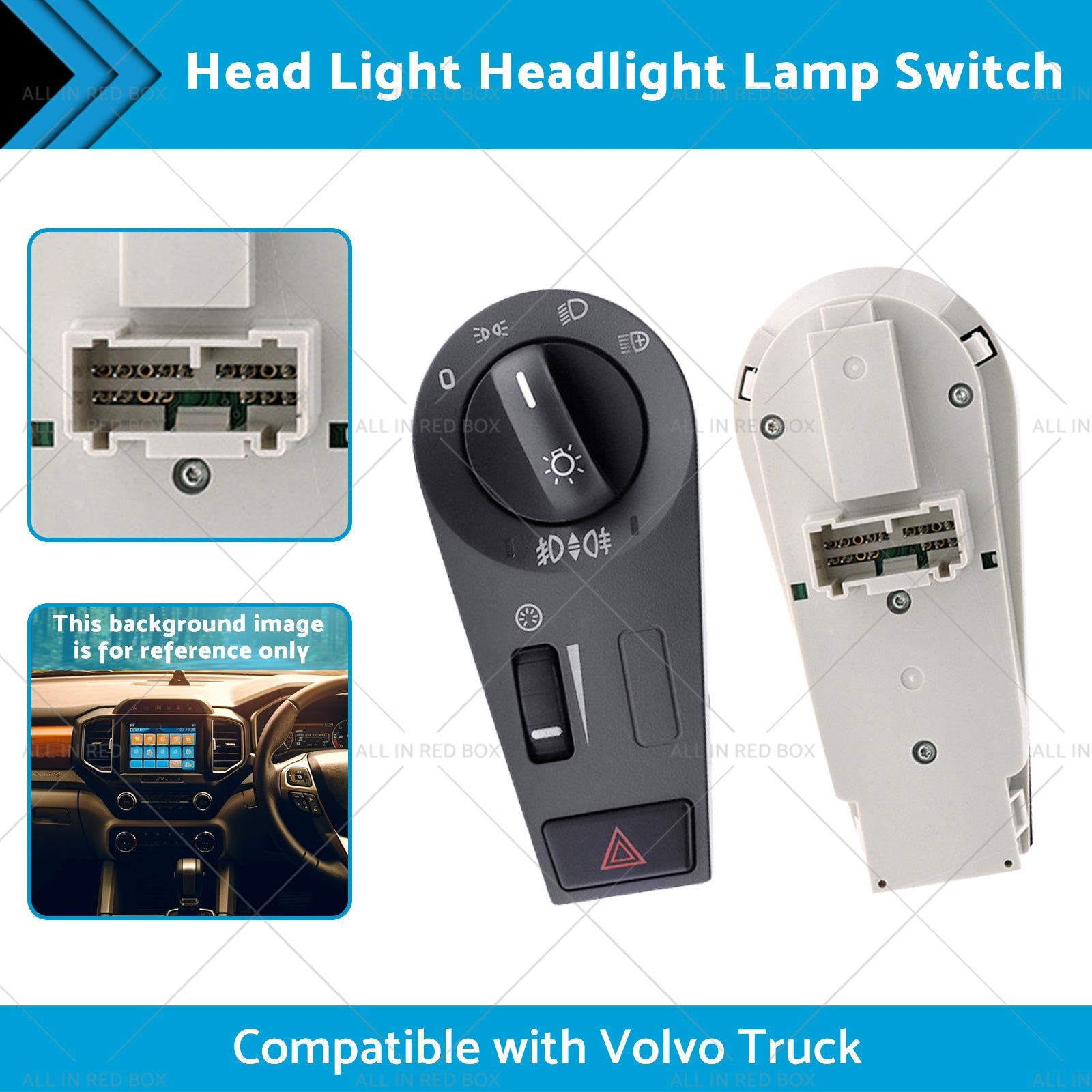 Head Light Headlight Lamp Switch Suitable for Front Volvo Truck FH12 FM VNL-1