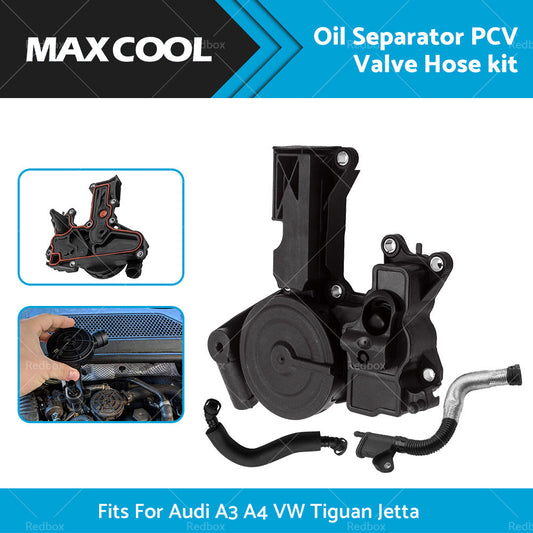 Suitable for Audi A3 A4 A5 Q5 TT Skoda VW Passat PCV Valve Oil Separator Kit-0