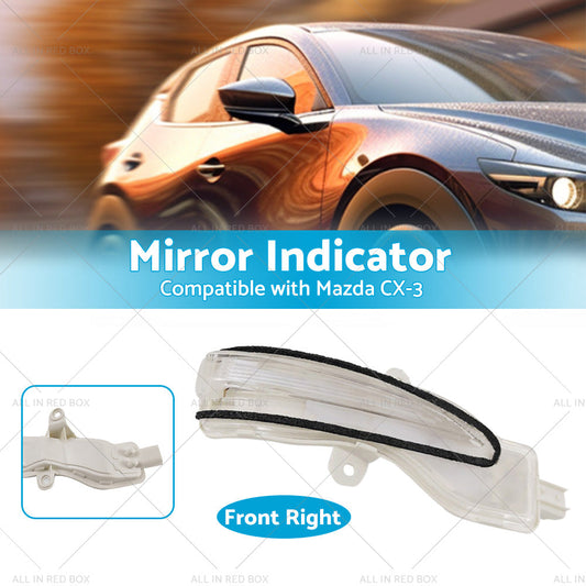 Right Side Mirror Light Indicator Blinker Suitable for Mazda CX3 CX-3 2015-2022-1