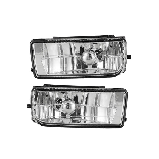 2PCS Fog Lights Driving Spot Lamps Black Housing Fits For BMW 92-98 E36 3 Series-0