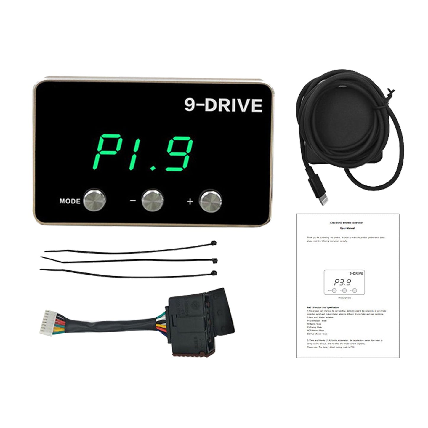 Black EVC WindBooster Throttle Controller Suitable For Toyota Hilux N80 2015-2021-2