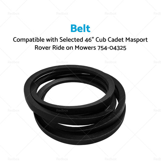 Belt Suitable For Selected 46 inch  Cub Cadet Masport Rover Ride on Mowers 754-04325-1