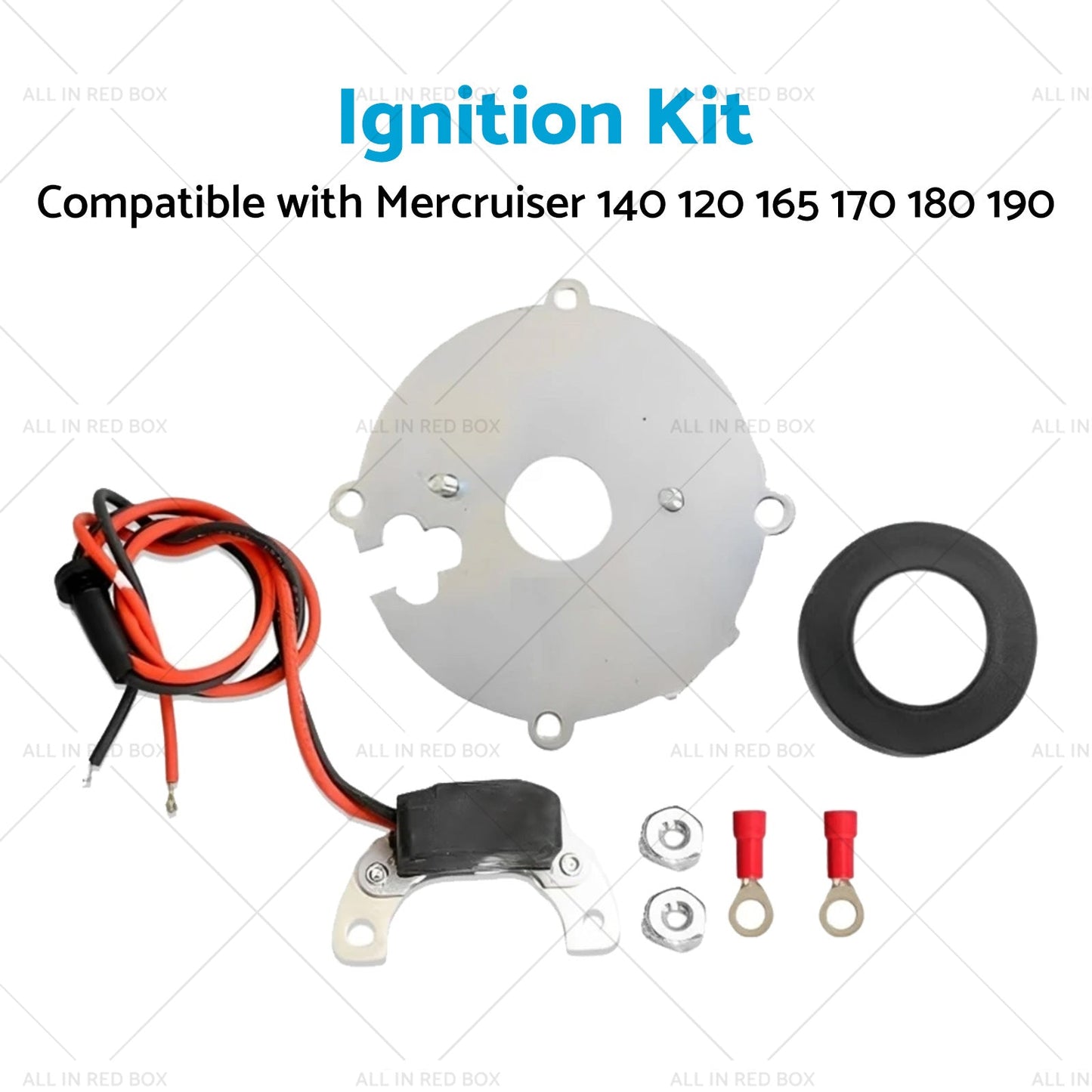 Ignitor Ignition Kit 4Cyl Distributor 1146A Suitable for Mercruiser 140 120 OMC-3