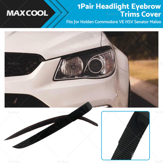 Carbon Fiber Head Light Eyelids Eyebrows Lid For Holden VE Commodore SS SSV SV6-0