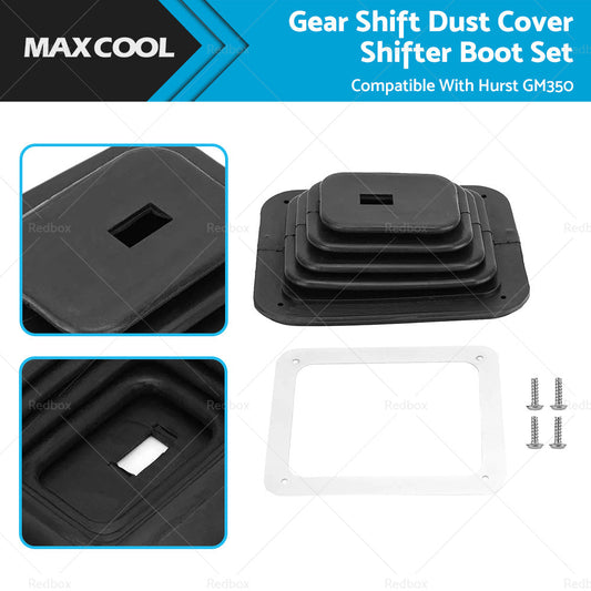 Transmission Gear Shift Dust Cover Shifter Boot Set Suitable For GM350 Hurst-0