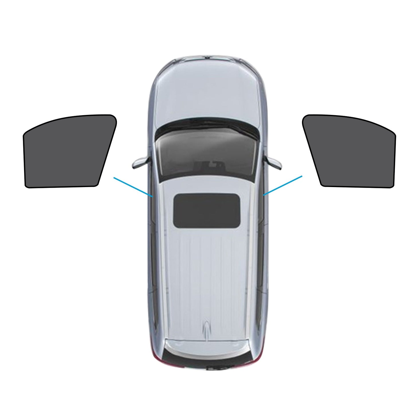 Car Window Magnetic Mesh Sun Blind Shades Suitable for BMW X1 E84 Series 10-15-3