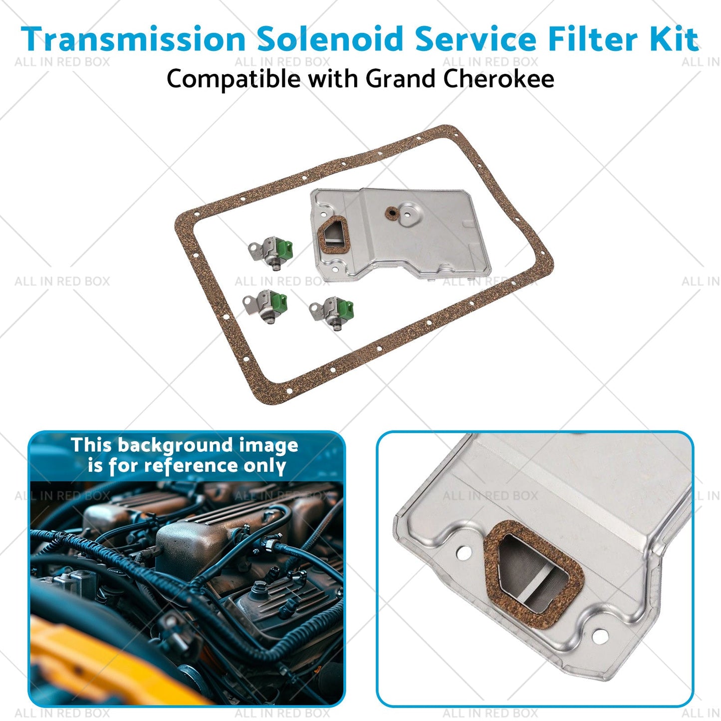 Transmission Solenoid Service Filter Kit Suitable for Jeep A340 AW4 4. 0 87-01-3