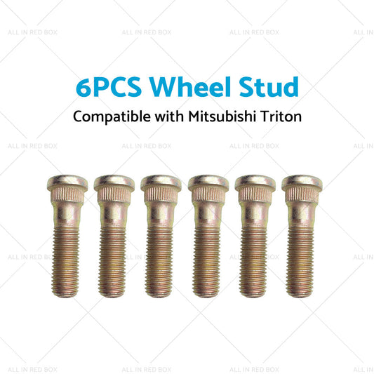 Wheel Stud 6 PCS Suitable For Mitsubishi Triton MH MJ MK ML MN MQ MR-1