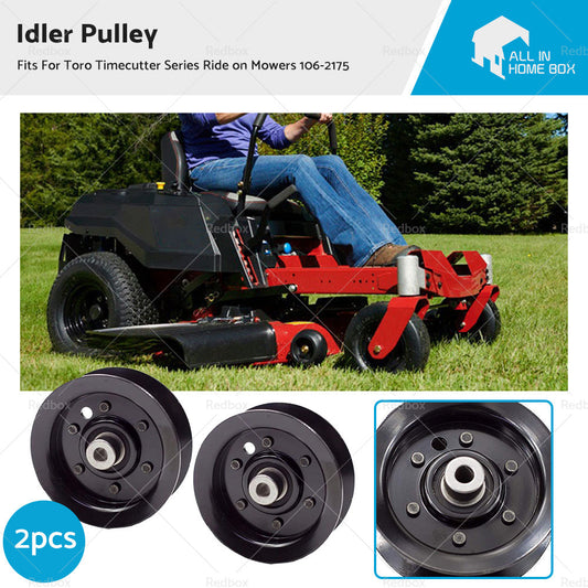 2PCS Idler Pulley For Toro Timecutter Series Ride on Mowers 106-2175-0