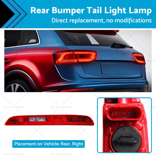 Rear Bumper Tail Light Lamp Right Driver Side Suitable For Audi Q3 2011-2015-0