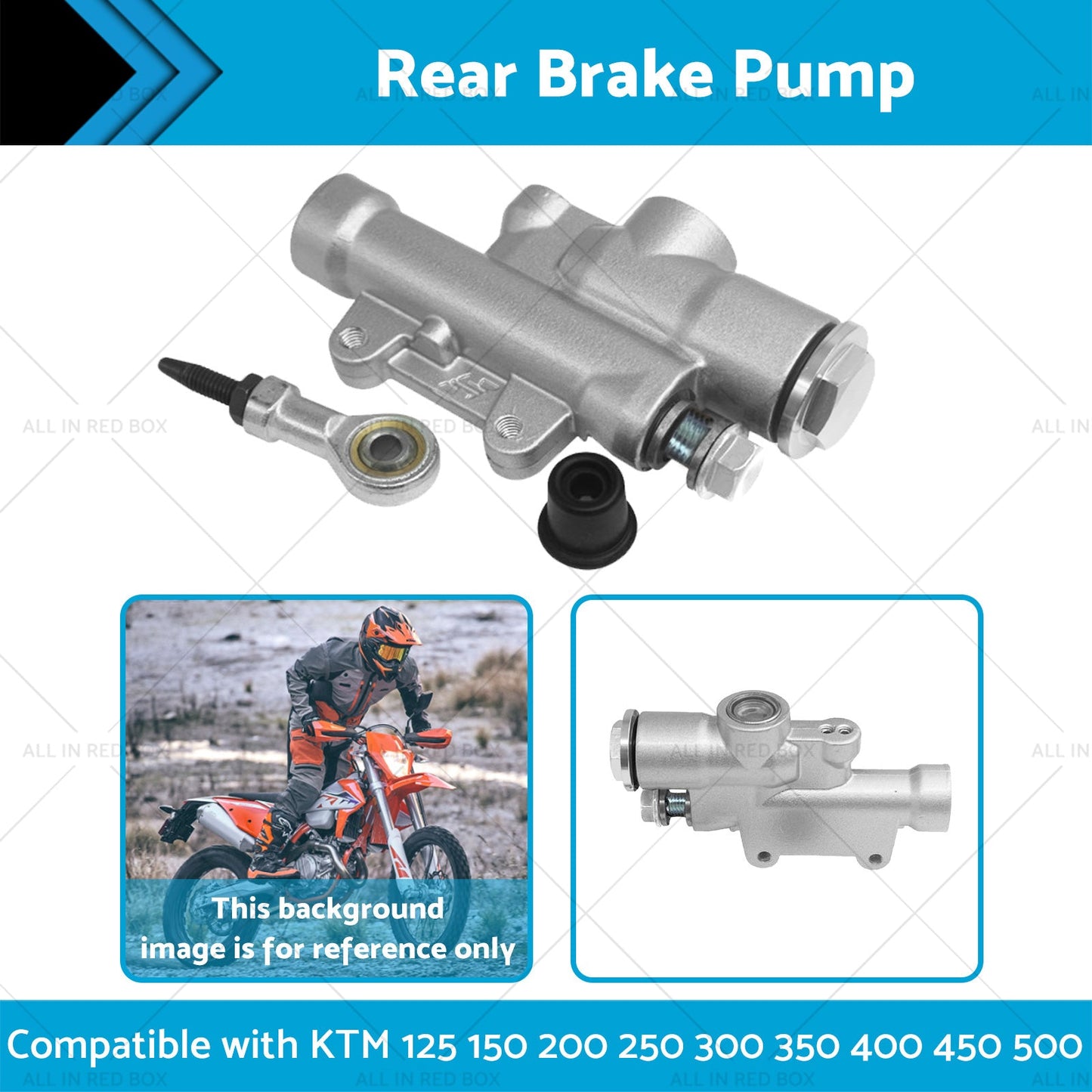 Rear Brake Master Cylinder Suitable for KTM 125 150 200 250 300 350 400 450 500-1
