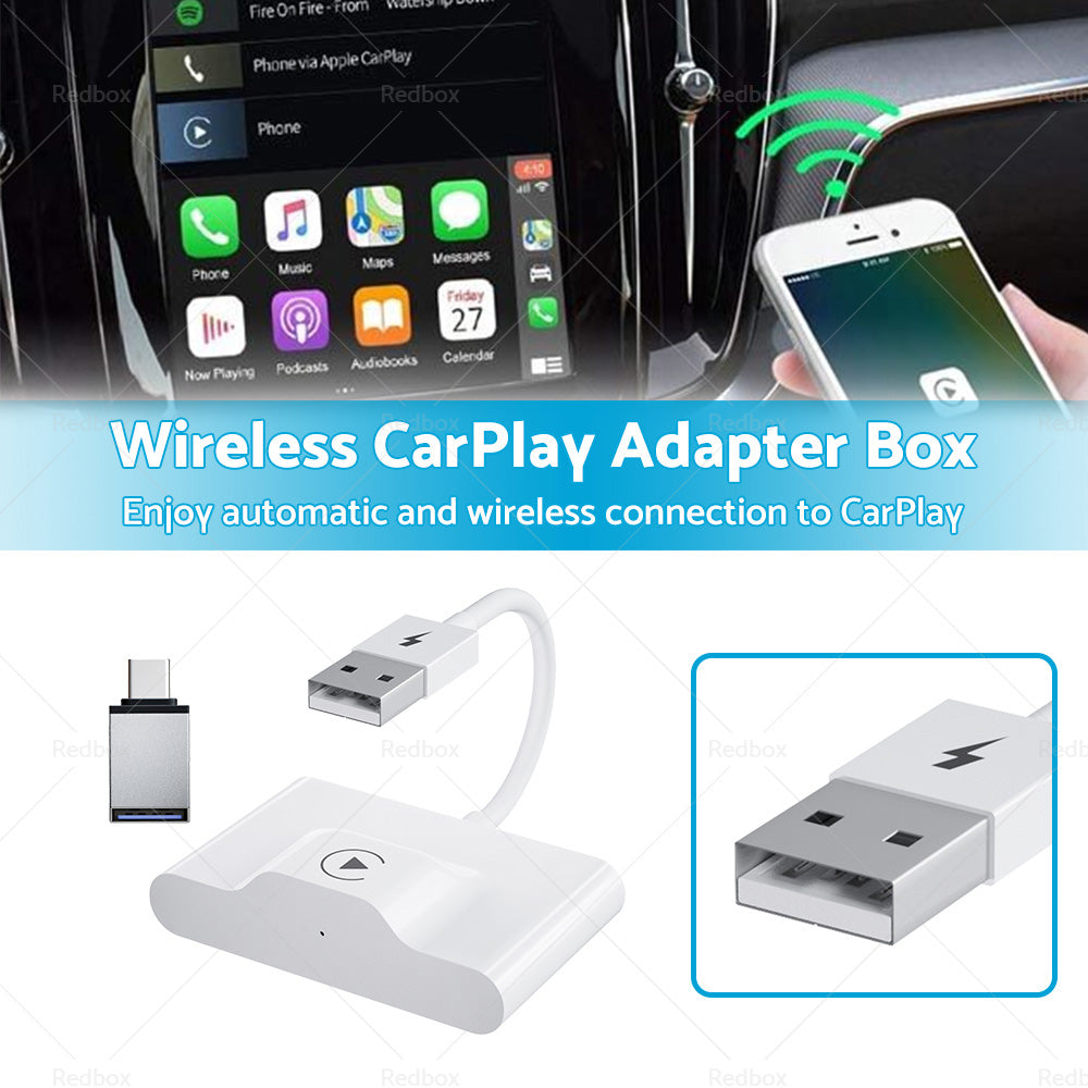 Wireless CarPlay Adapter for iPhone Apple CarPlay Dongle for OEM Wired CarPlay-2