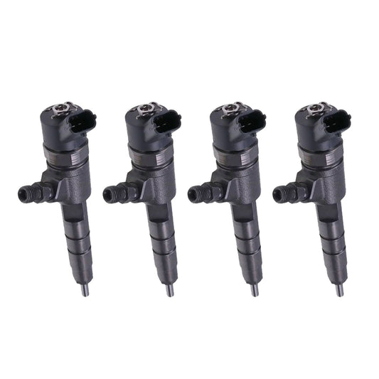 4x Fuel Injectors Suitable For 4TNV88C / 3TNV88C Engine 129A00-53100 / 0445110463-0