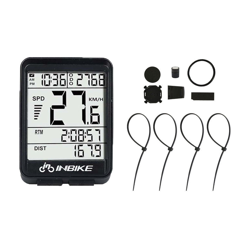 Wireless Mountain Bike Computer LCD Speedometer Odometer Suitable For Bicycle Waterproof-0