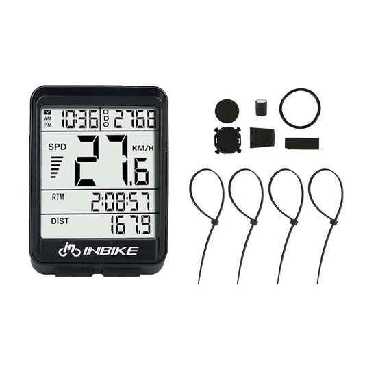 Wireless Mountain Bike Computer LCD Speedometer Odometer Suitable For Bicycle Waterproof-0