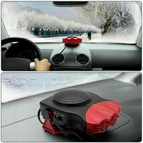 Portable Car Truck Vehicle Ceramic Heating Heater Fan Defroster Demister DC 12V-1