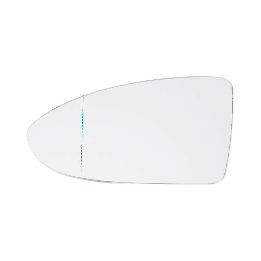 Left Mirror Glass Suitable For VW Golf MK7 MK7.5 2013-2018 Heated Convex w/ Base-0