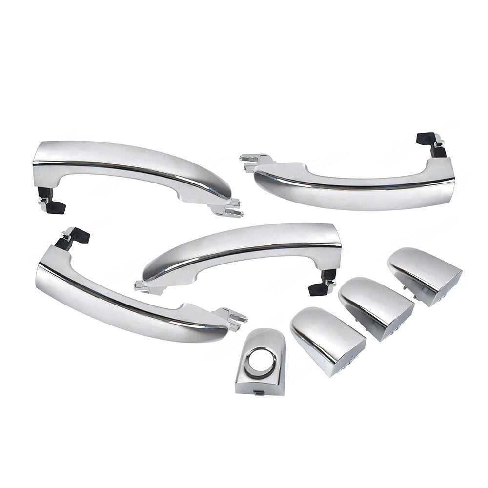 Full Set 4x Outer Door Handles Chrome Suitable For Ford FG Falcon G6/XT/XR6/XR8-1