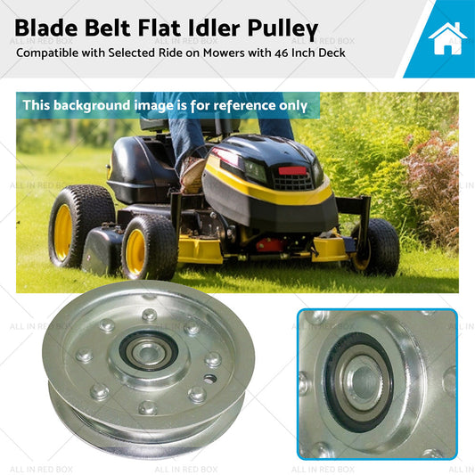 Blade Belt Flat Idler Pulley Suitable for MTD Cub Cadet Ride on Mowers 756-0627-0