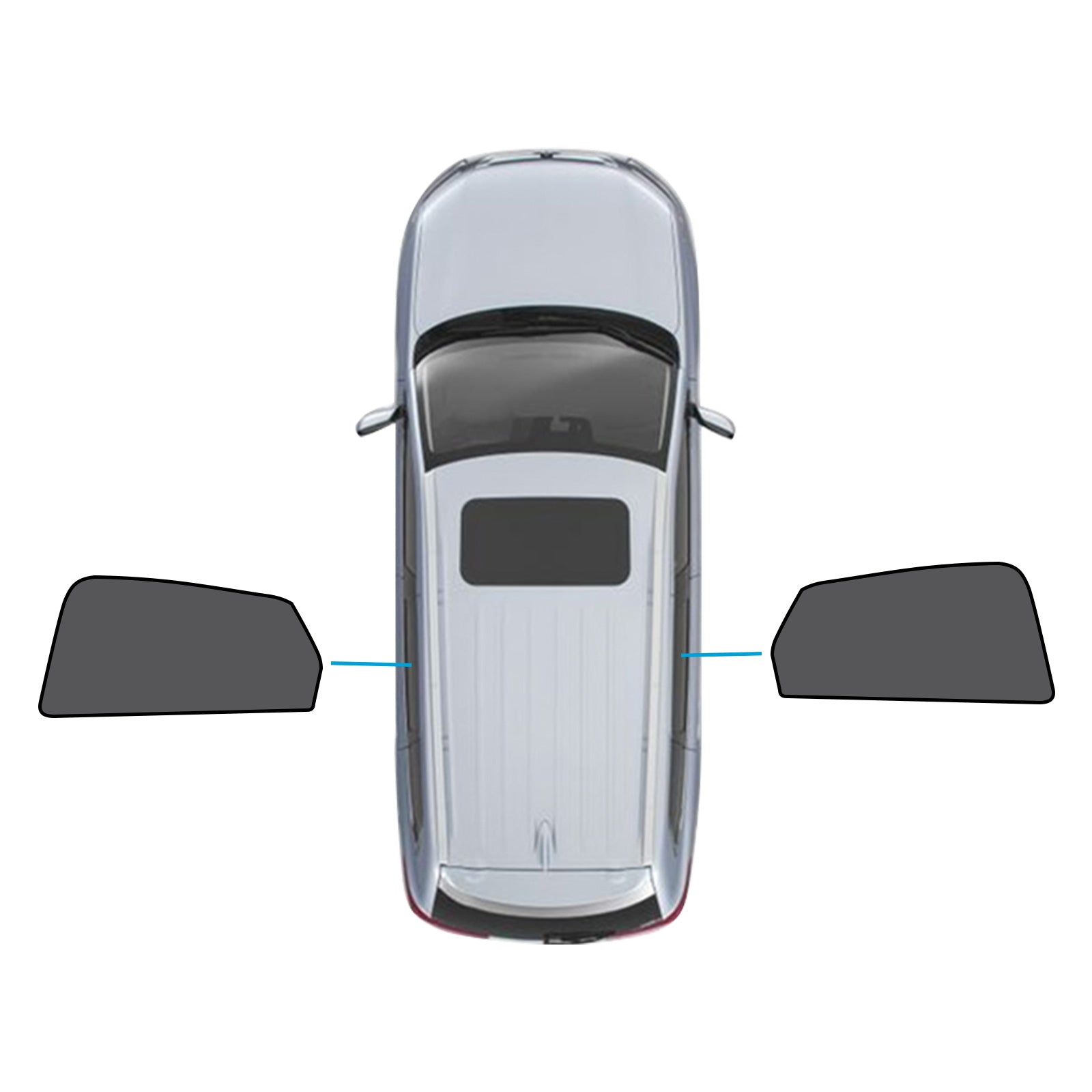 Car Window Magnetic Mesh Sun Blind Shades Suitable for Mazda CX30 CX-30 19-25-0