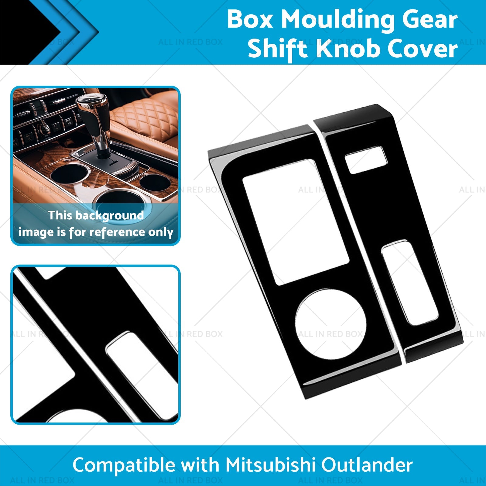 Box Moulding Gear Shift Knob Cover Suitable for 23 Mitsubishi Car Accessories-1