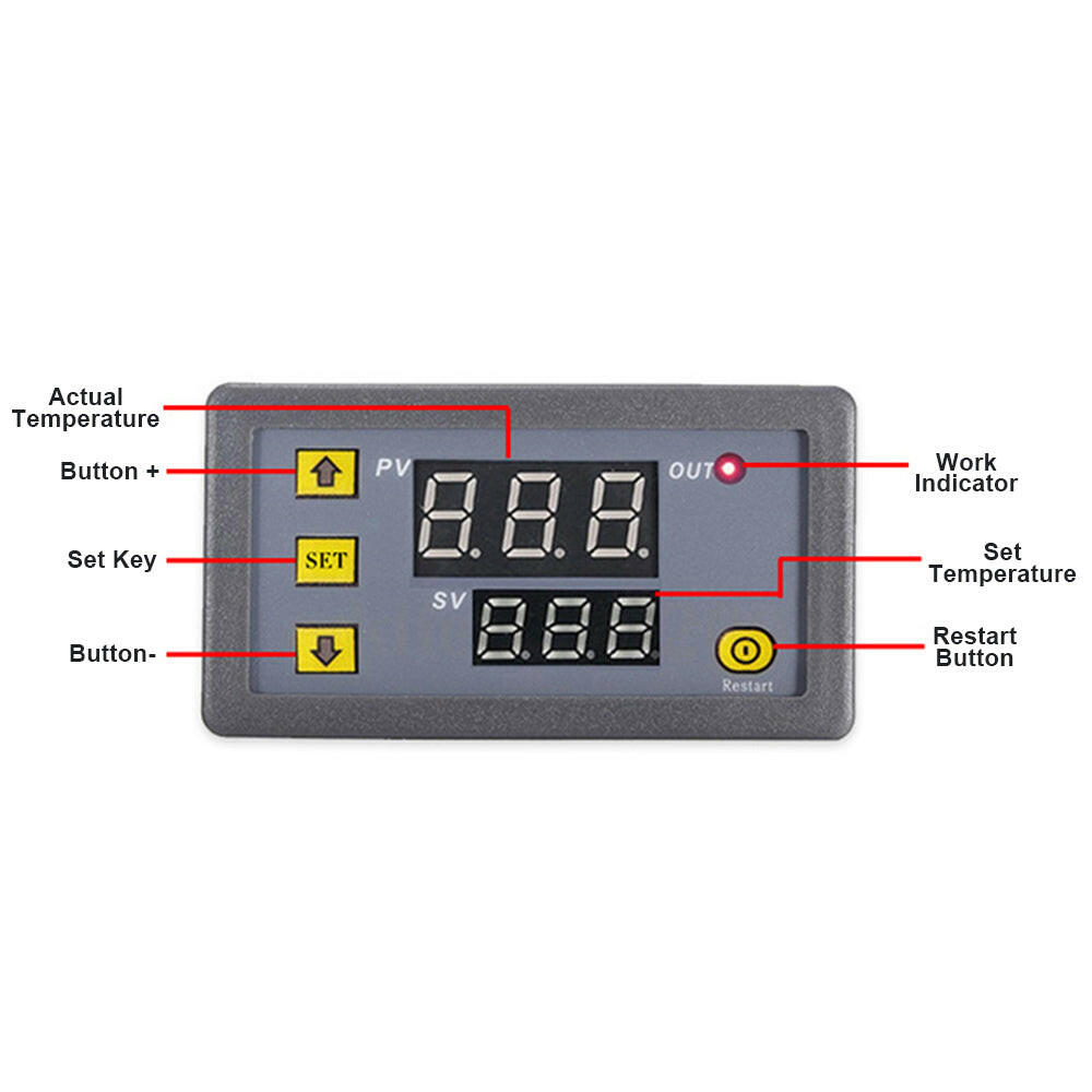 12V Intelligent Digital Temperature Controller Thermostat Temp Control Switch-2